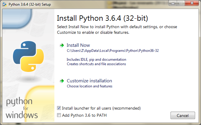 Instalacija Pythona na Windows OS-u